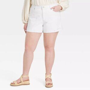 Women's Mid-Rise 90's Baggy Jean Shorts - Universal Thread